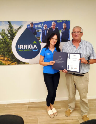 ISO 9001:2015 IRRIGA