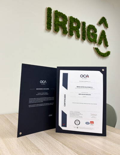 ISO9001:2015 IRRIGA