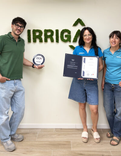 IRRIGA certificació ISO